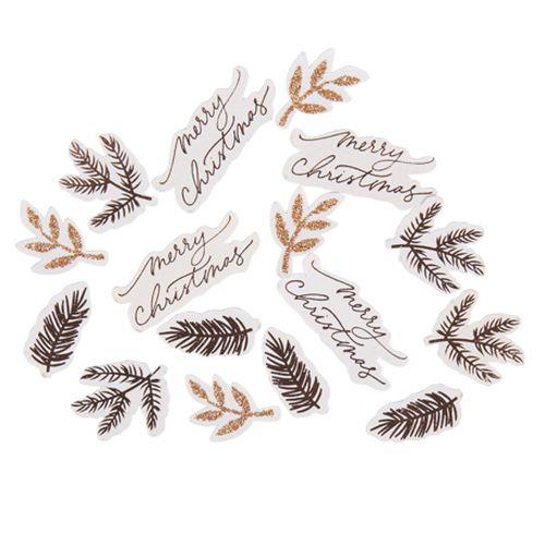 Beauty Home ΧΑΡΤΙΝΑ ΚΟΜΦΕΤΙ “Merry Christmas” 2 – 4,5cm 100 ΤΜΧ