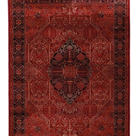 Κλασικό χαλί Afgan 316A D.RED BLACK Royal Carpet - 100 x 160 cm