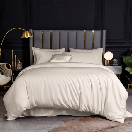 Beauty Home Σετ παπλωματοθήκη υπέρδιπλη Bamboo 300tc Art 12052 Miss Beauty 240x260 Μπεζ