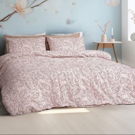Beauty Home Σετ παπλωματοθήκη υπέρδιπλη Sylia Art 12256 220x250 Μπεζ