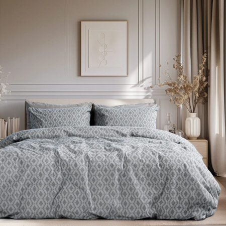 Beauty Home Ζεύγος μαξιλαροθήκες Moments Art 12564 51x73 Ανθρακί