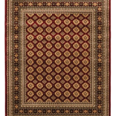 ΧΑΛΙ PERSIA 7838 BURGUNDY ΜΕ ΚΡΟΣΣΙ - 133X190  NewPlan