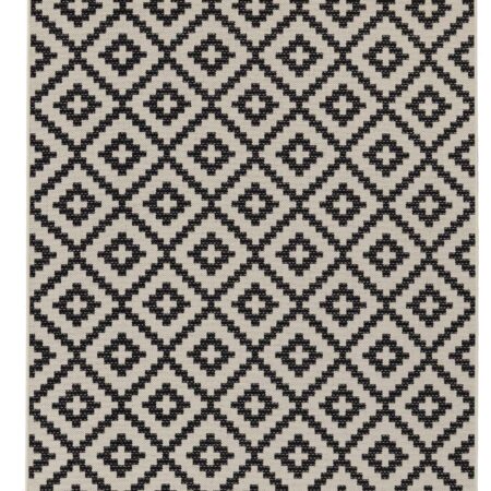 Ψάθα Flox 721W BLACK Royal Carpet - 160 x 230 cm