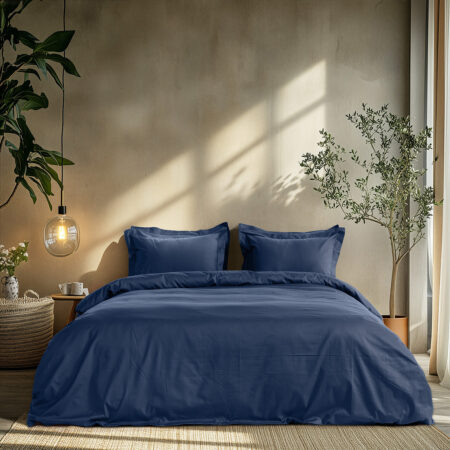 Beauty Home Σετ παπλωματοθήκη υπέρδιπλη Art 1700 Harmony 230x250 Μπλε