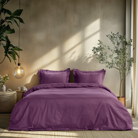 Beauty Home Σετ παπλωματοθήκη υπέρδιπλη Art 1700 Harmony 230x250 Μωβ