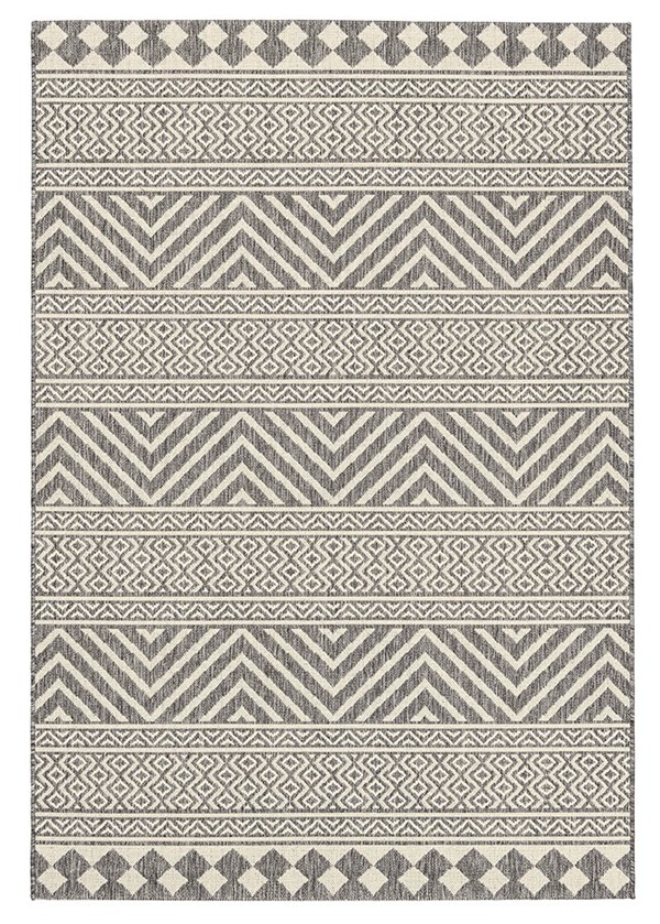 ΧΑΛΙ ETHNIK 7525D GREY-ECRU - 070X140 NewPlan
