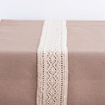 Beauty Home ΡΑΝΝΕΡ ΥΦΑΣΜΑ ΚΑΙ ΔΑΝΤΕΛΑ 45CM