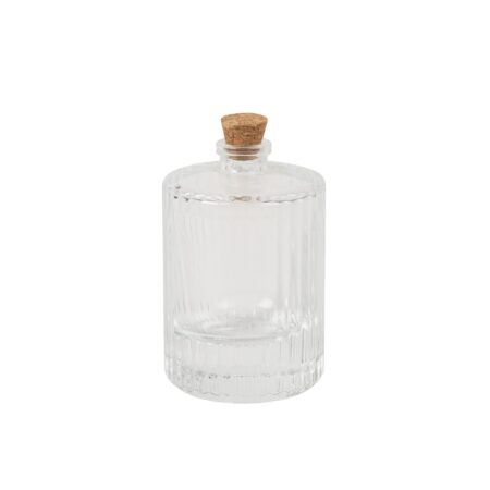 Beauty Home Μικρό μπουκάλι με φελλό Lucie Ø4,5×6,7cm – 30ml