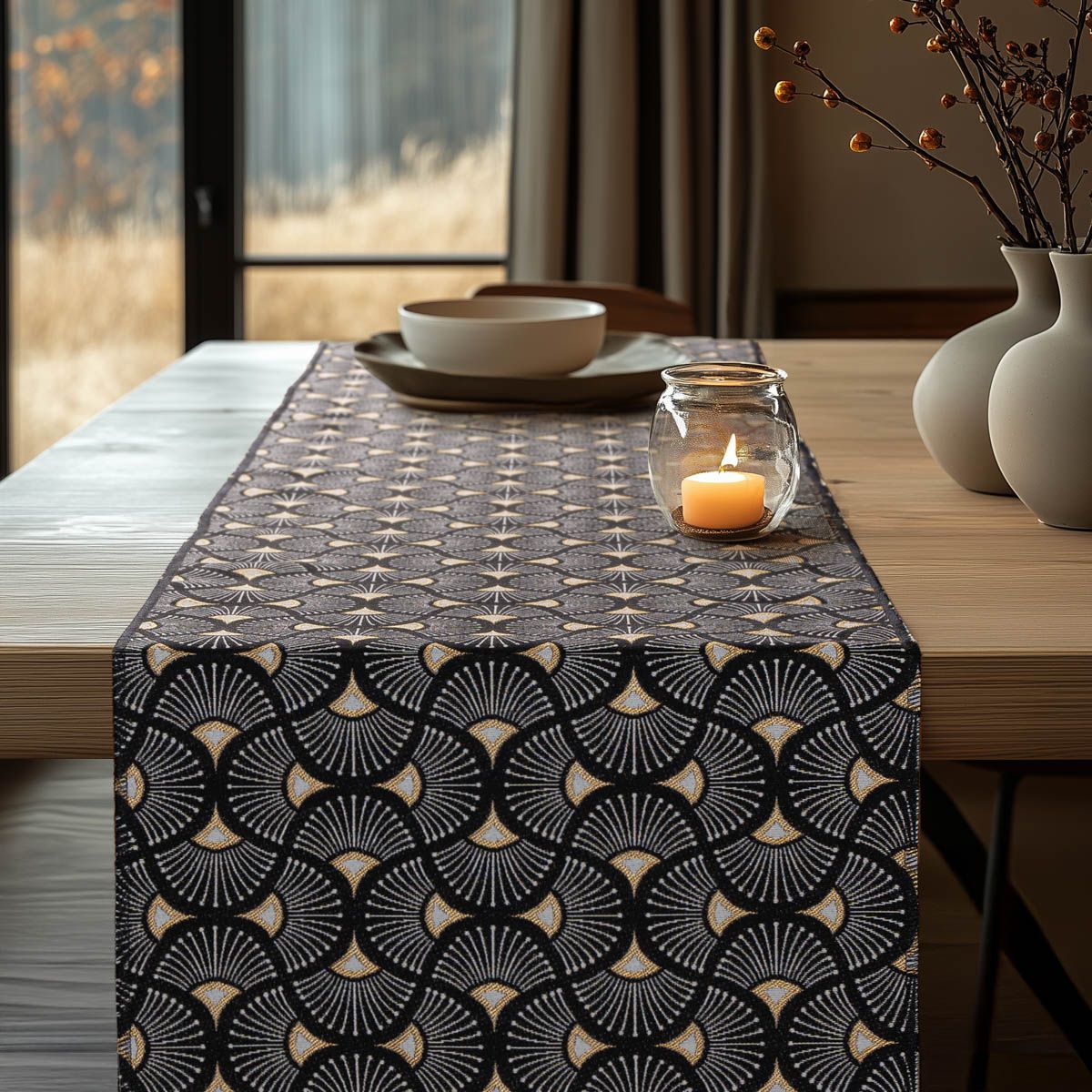 Beauty Home ΡΑΝΝΕΡ ΣΤΟΦΑ SCALE WAVE LUXURY - Image 2