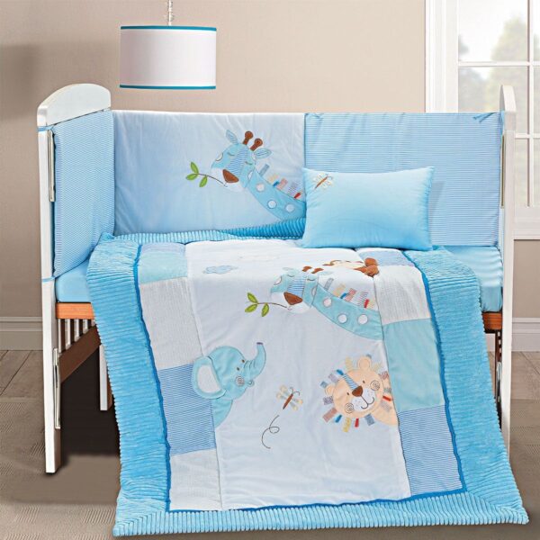 Beauty Home Σετ προίκας Great adventure Art 5105 Σετ 4τμχ Λευκό,Γαλάζιο