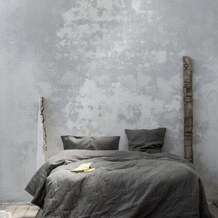 Κουβερλί Γίγας Linen - Dark Gray