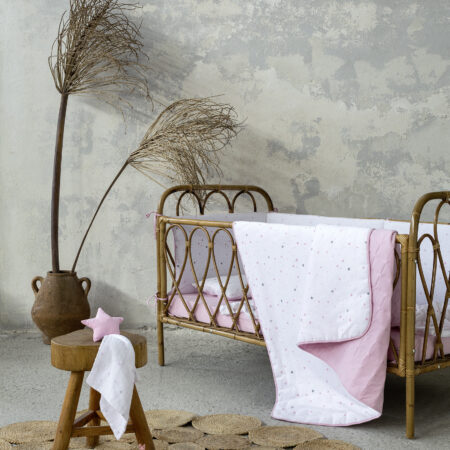 Κουβερλί Κούνιας 100x140 Nene - Pink