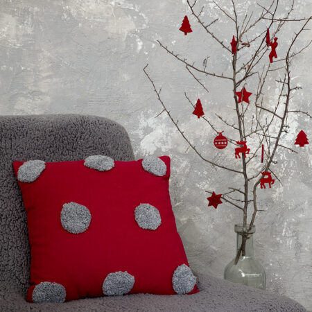 Διακοσμητικό μαξιλάρι 45x45 - Borla Red