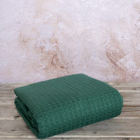 Κουβέρτα Γίγας 240x260 Habit - Jungle Green