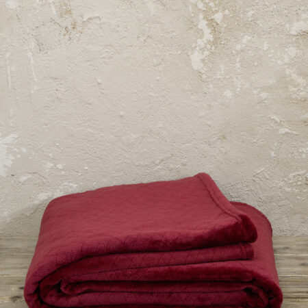 Ριχτάρι Jacquard 180x250 - Cosy Bordeaux