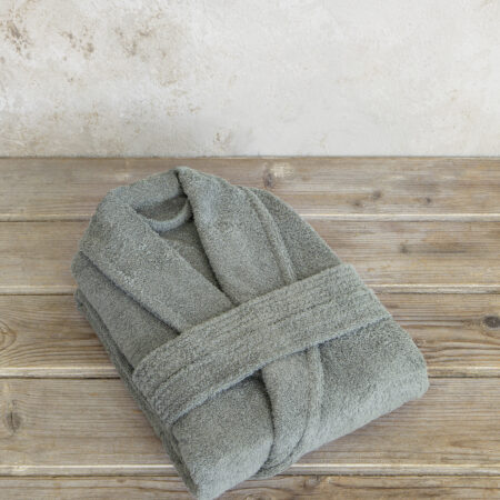Μπουρνούζι Asana - Medium - Rock Green