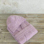 Μπουρνούζι με κουκούλα Zen - Extra Large - Pale Mauve