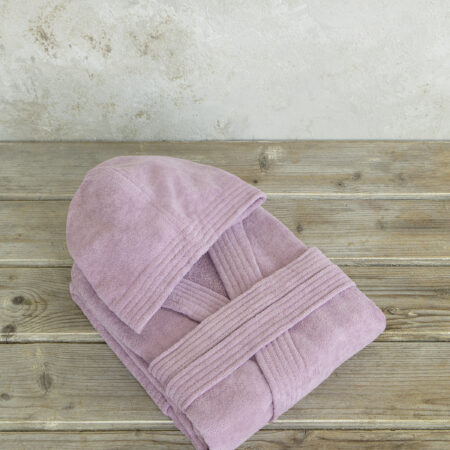 Μπουρνούζι με κουκούλα Zen - Extra Large - Pale Mauve