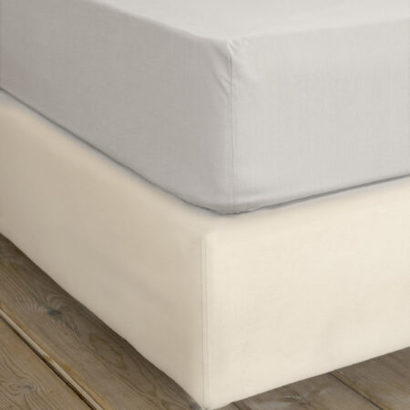 Σεντόνι Ημίδιπλο με Λάστιχο Unicolors - Oat Beige