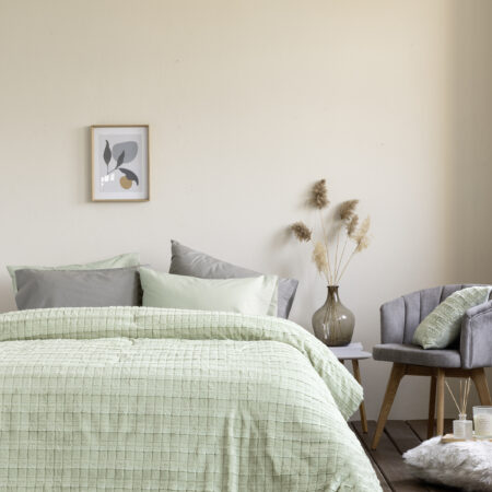 Κουβέρτα/Πάπλωμα Μονό 160x220 - Weave Mint