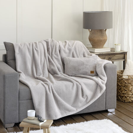 Ριχτάρι Αντιολισθητικό 180x300 - Snuggle Light Gray