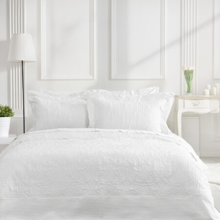 Σετ Κουβερλί 240x260 - Harmony White