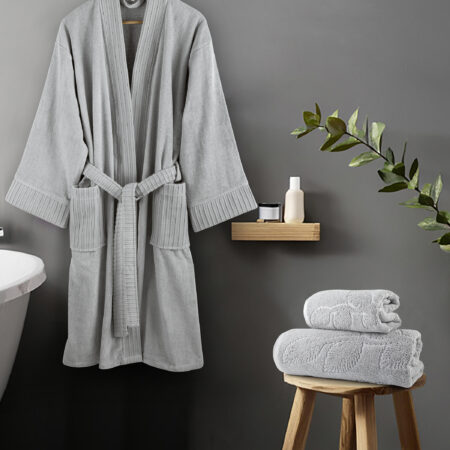 Μπουρνούζι Kimono - Medium - Velvet Gray
