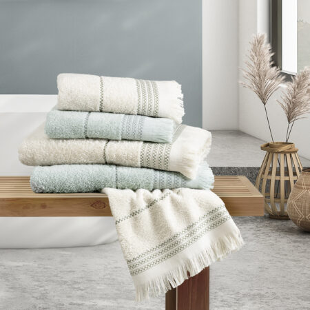 Σετ Πετσέτες (30x50 + 50x90 + 70x140) Plush - Light Beige