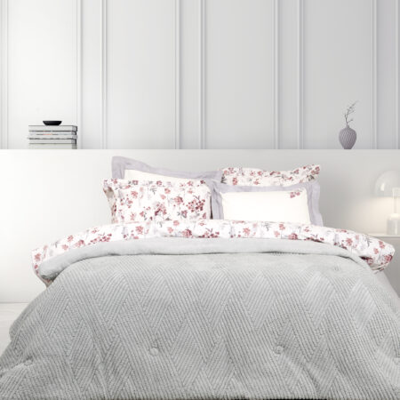 Κουβέρτα/Πάπλωμα Μονό 160x220 - Velva Light Gray