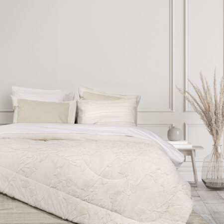 Κουβέρτα/Πάπλωμα Μονό 160x220 - Elara Light Beige