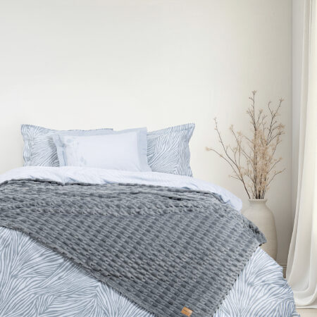 Κουβέρτα Υπέρδιπλη 220x240 - Savara Dark Gray