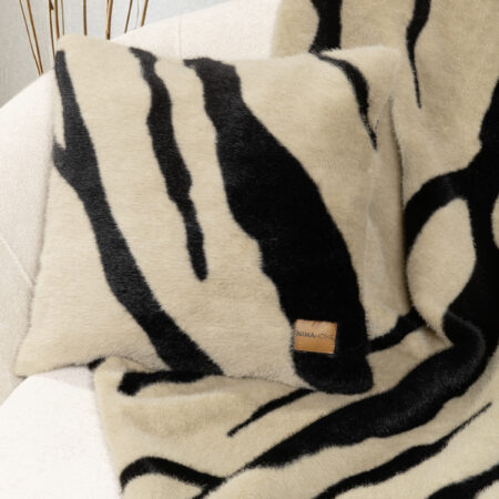 Διακοσμητική Μαξιλαροθήκη 45x45 - Sebra Beige