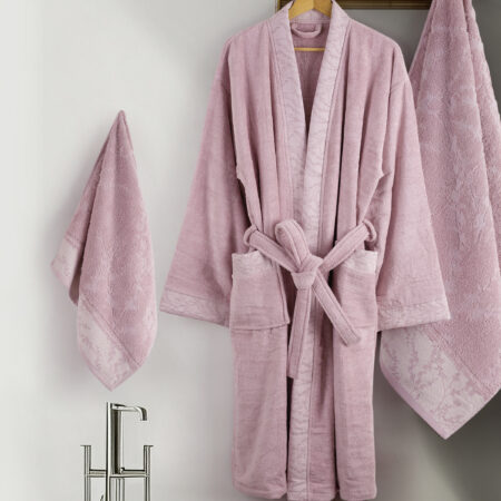 Μπουρνούζι Kimono - Large - Inverno Pink