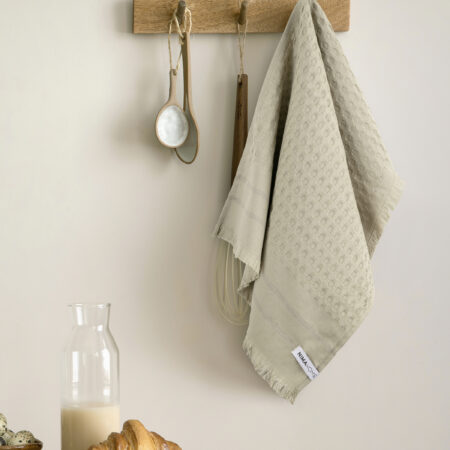 Πετσέτα Κουζίνας 40x60 - Honeycomb Taupe