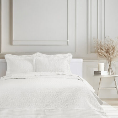 Σετ Κουβερλί 240x260 - Calla Ivory