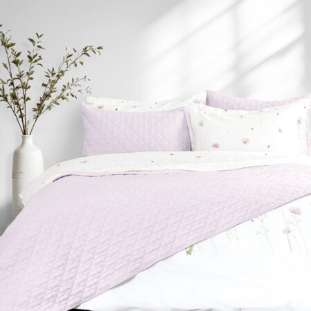 Κουβερλί Ημίδιπλο 180x240 - Arden Lilac / Pink