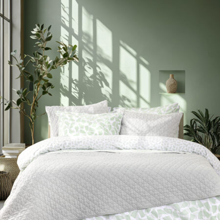 Κουβερλί Γίγας 240x260 - Arden Gray / Mint