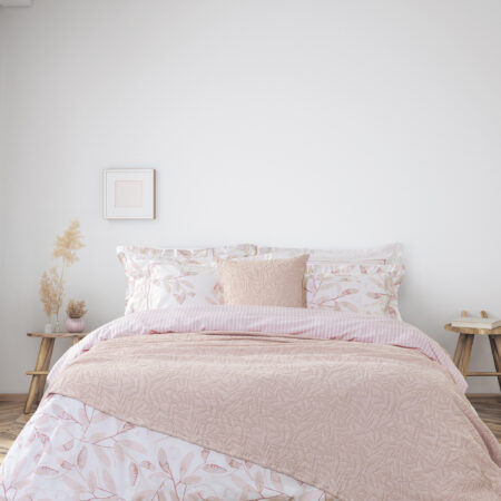 Κουβέρτα Γίγας 240x260 - Nuve Powder Pink