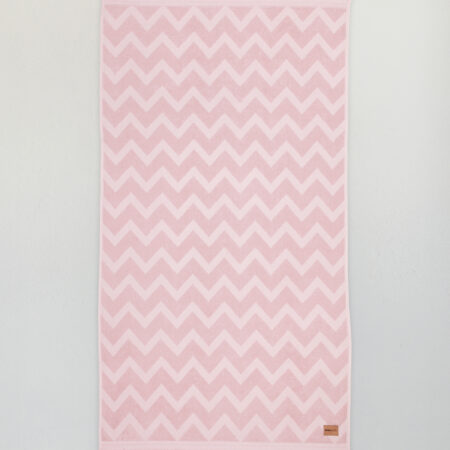 Πετσέτα Θαλάσσης 90x160 - Vida Pink Jacquard