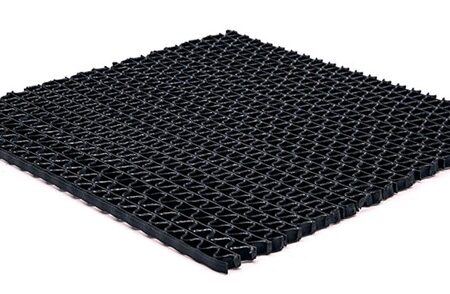 ΠΛΑΣΤΙΚΟ ΔΑΠΕΔΟ ZIGZAG ΜΑΤ 8mm BLACK 1.20Μ NewPlan