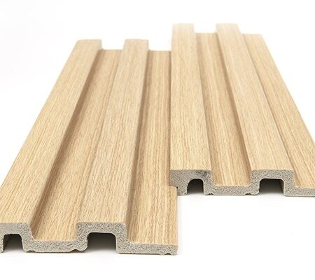 PS PANEL  ΜΕ 3D ΠΗΧΑΚΙΑ 04 RESIDENCE 21/122 mm WHITE OAK NewPlan