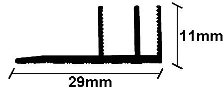 ΠΡΟΦΙΛ ΠΑΡΚΕ  ΒΑΣΗ  ΜΕΓΑΛΗ   29X11X2750mm NewPlan