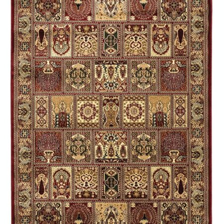 ΧΑΛΙ PERSIA 6283 BURGUNDY ΜΕ ΚΡΟΣΣΙ - 133X190  NewPlan