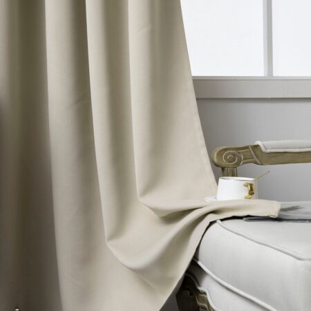 Beauty Home Ύφασμα κουρτίνας Blackout σκίασης Ideal Art 8400 Ύφασμα Φ280 Άμμου