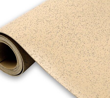 ΑΝΤΙΟΛΙΣΘΗΡΟ ΠΛΑΣΤΙΚΟ ΔΑΠΕΔΟ 1.5mm SPARKLE BEIGE  2M NewPlan
