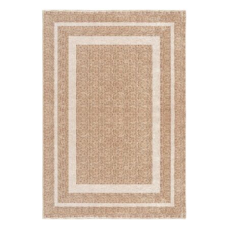 Beauty Home Χαλί Tropic Art 9138 133x190 Μπεζ,Λευκό