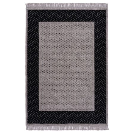 Beauty Home Χαλί Noir Art 9437 165x230 Black Μαύρο