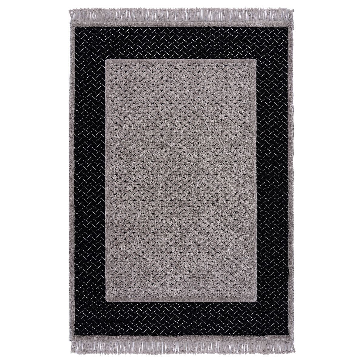 Beauty Home Χαλί Noir Art 9436 133x190 Black Μαύρο