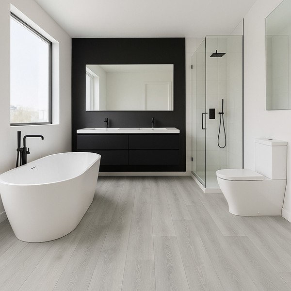 BASIC LVT ΒΙΝΥΛΙΚΗ ΛΩΡΙΔΑ 2mm GREY OAK 98282 NewPlan - Image 3