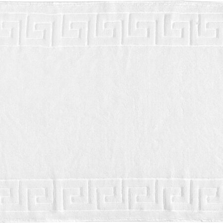 Beauty Home Ταπέτο μπάνιου Neron Art 3018 μαίανδρος 50x75 Λευκό